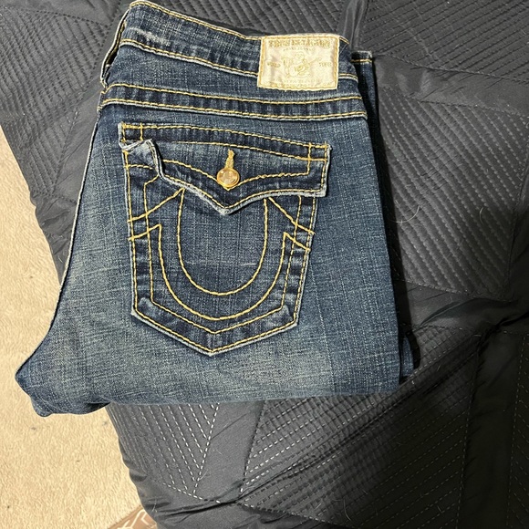 True Religion Denim - EUC TRUE RELIGION DISCO BILLY BIG T STRETCH STRAIGHT LEG 32/34